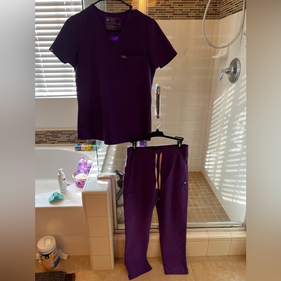 Figs Tops Figs Ultra Violet Scrub Set Poshmark